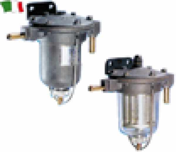 PREFILTRO DECANTATORE CARBURANTE PFG11V C/CALOTTA TRASPARENTE